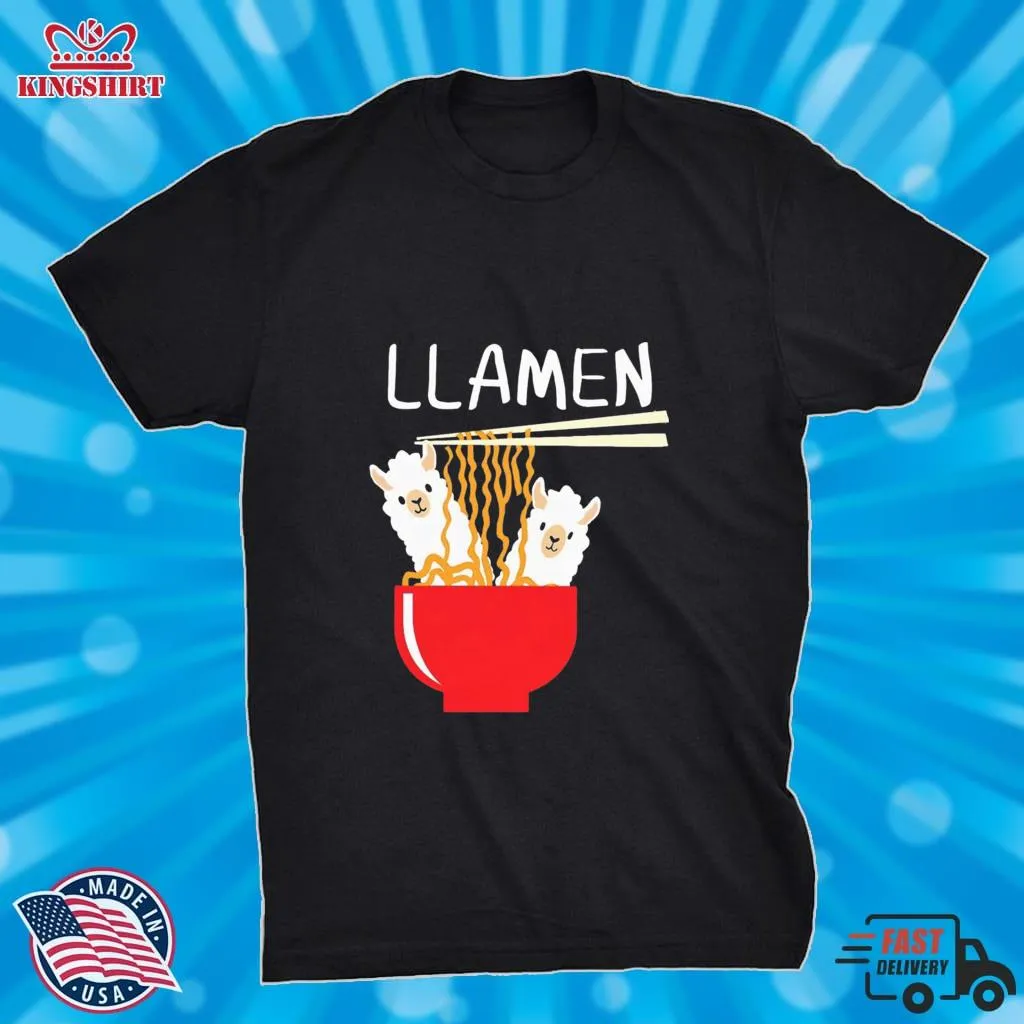 Vote Shirt Llama Eat Llamen Shirt Unisex Tshirt