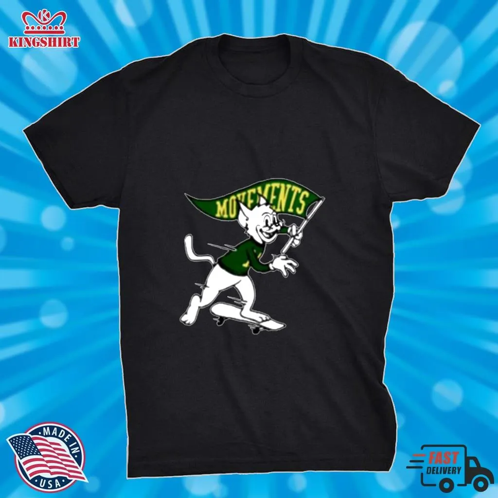 The cool Movements Skate Cat Shirt Unisex Tshirt