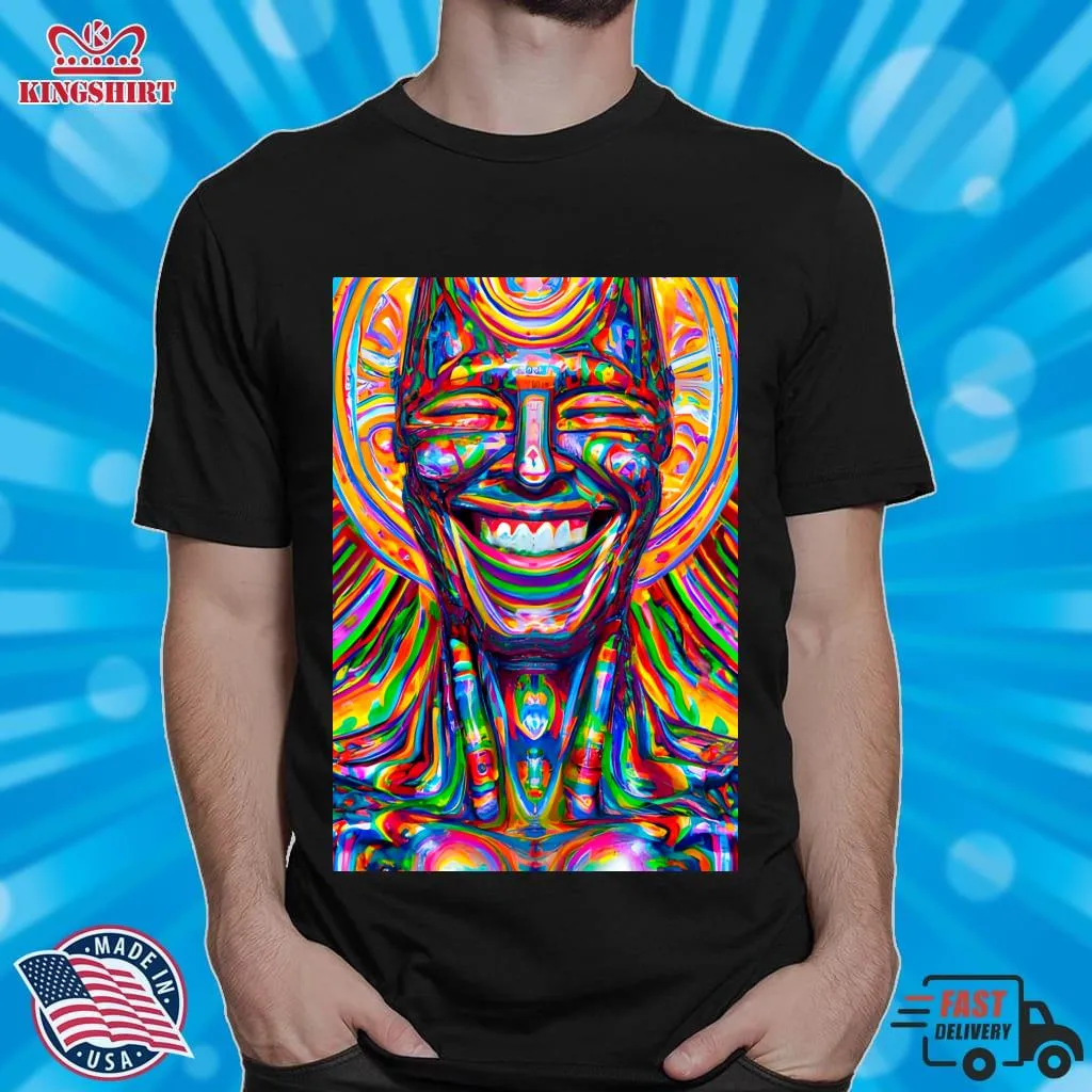 Vote Shirt Transcendent Joy   Trippy Psychedelic Art Classic T Shirt Tank Top Unisex