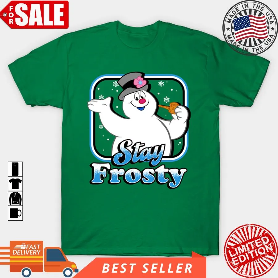 Hot Frosty The Snowman T Shirt, Hoodie, Sweatshirt, Long Sleeve Size up S to 4XL