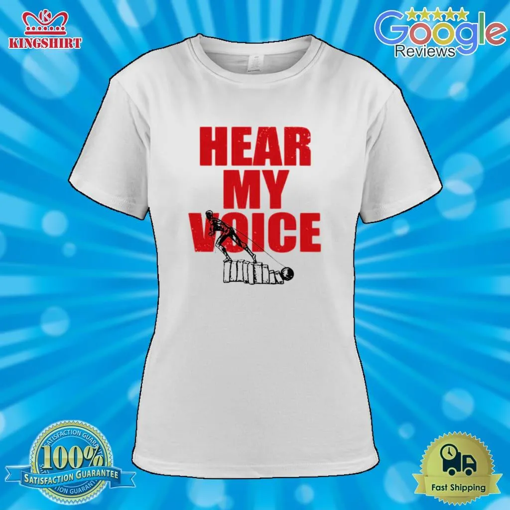 Best Kublaikhantx Merch Hear My Voice Shirt Plus Size