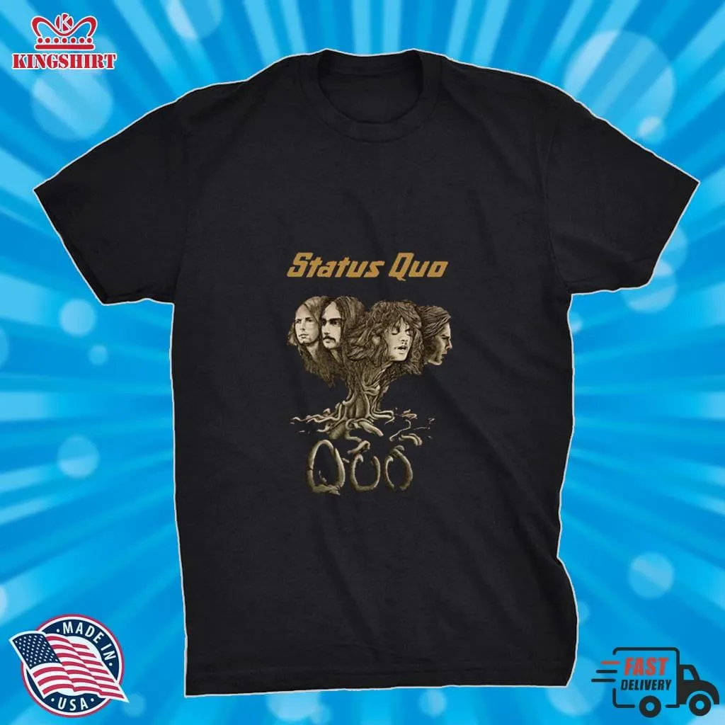 Vote Shirt Status Quo Band Essential T Shirt Tank Top Unisex