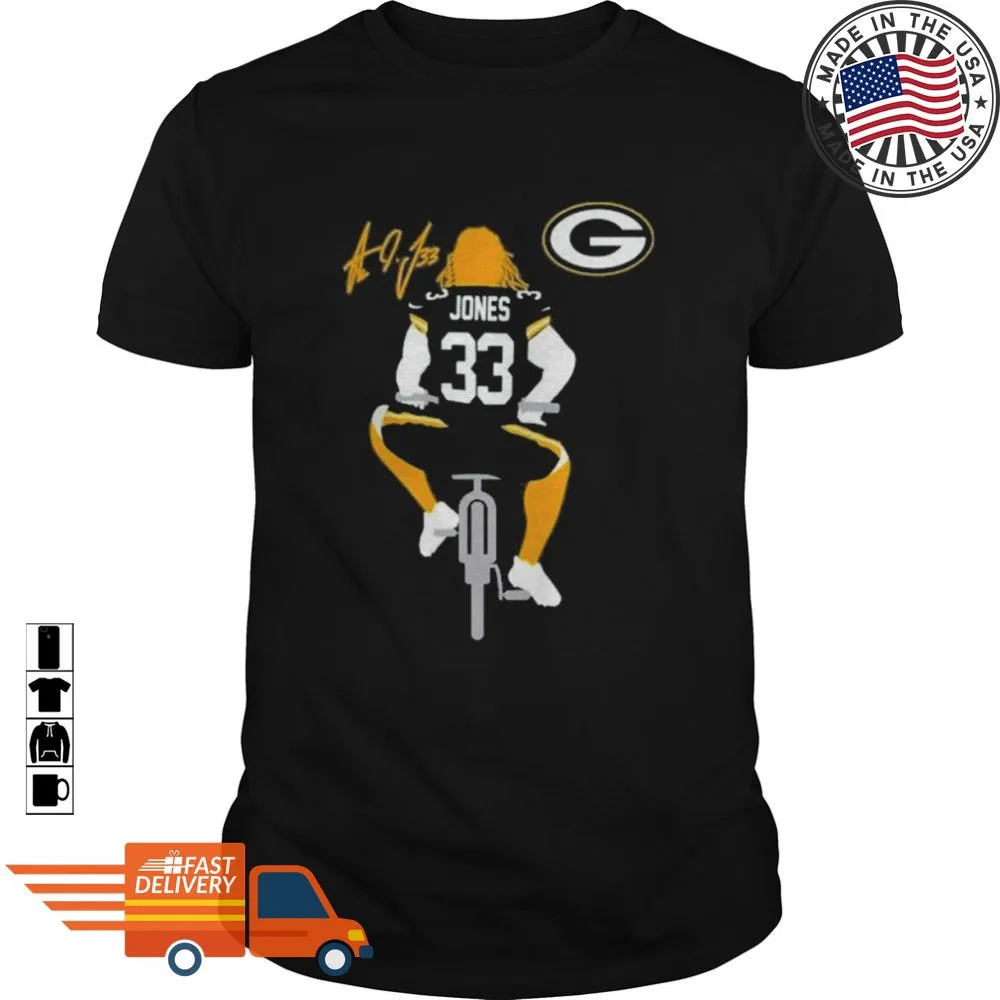 Top Green Bay Packers Aaron Jones Player Graphic 2022 Shirt Men T-Shirt