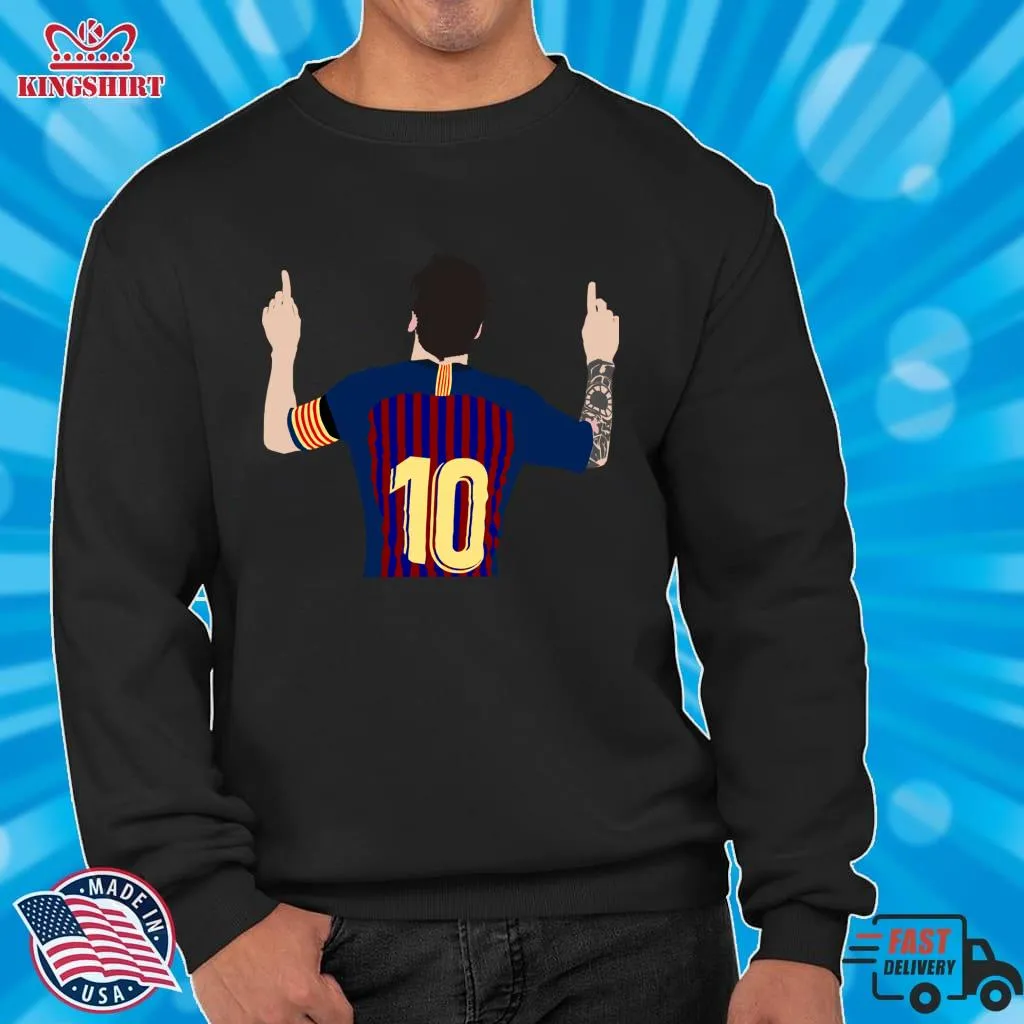 Awesome Lionel Messi Iconic Goal Celebration O44 Classic T Shirt Long Sleeve