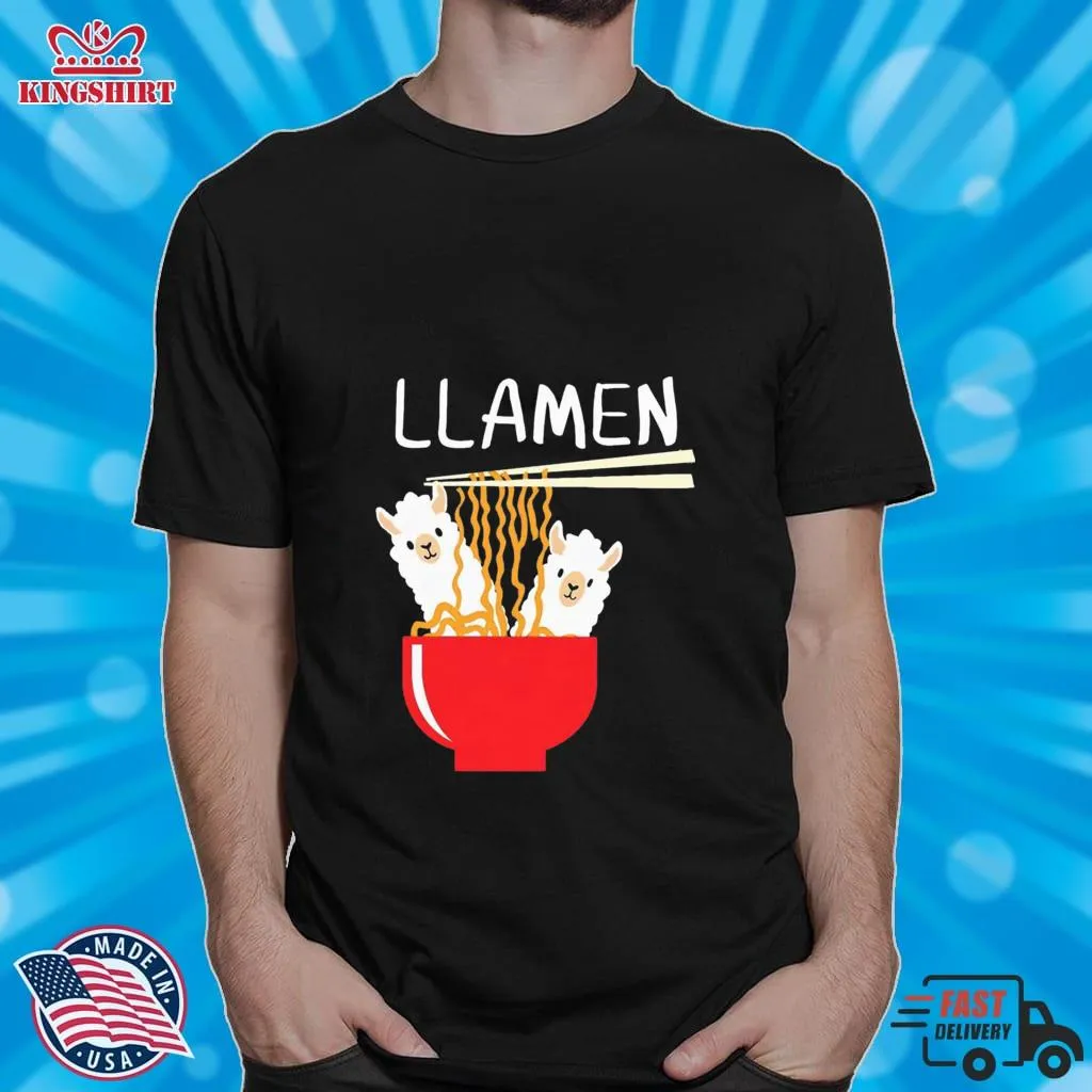 Vote Shirt Llama Eat Llamen Shirt Unisex Tshirt