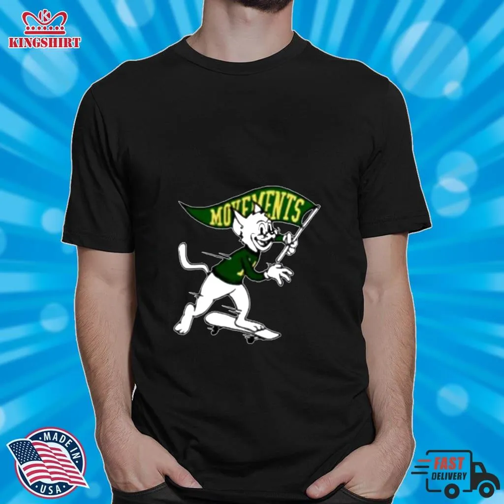The cool Movements Skate Cat Shirt Unisex Tshirt