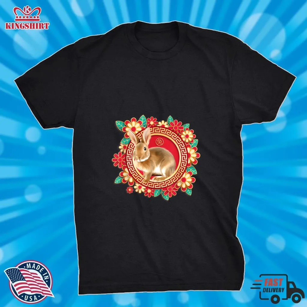 Vintage New YearS Eve Of The Rabbit Chinese Happy New Year 2023 T Shirt Youth T-Shirt