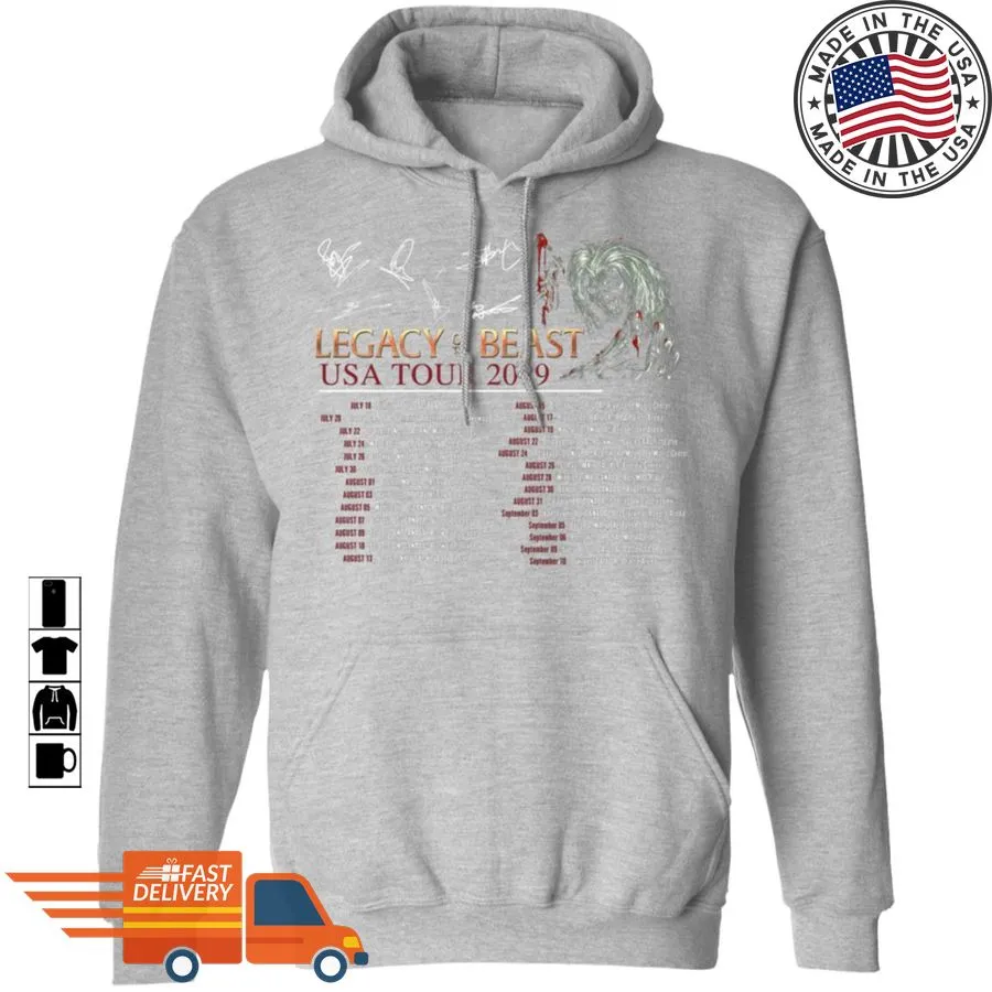 Best Legacy Of The Beast Tour Hoodie  , Tshirt Plus Size