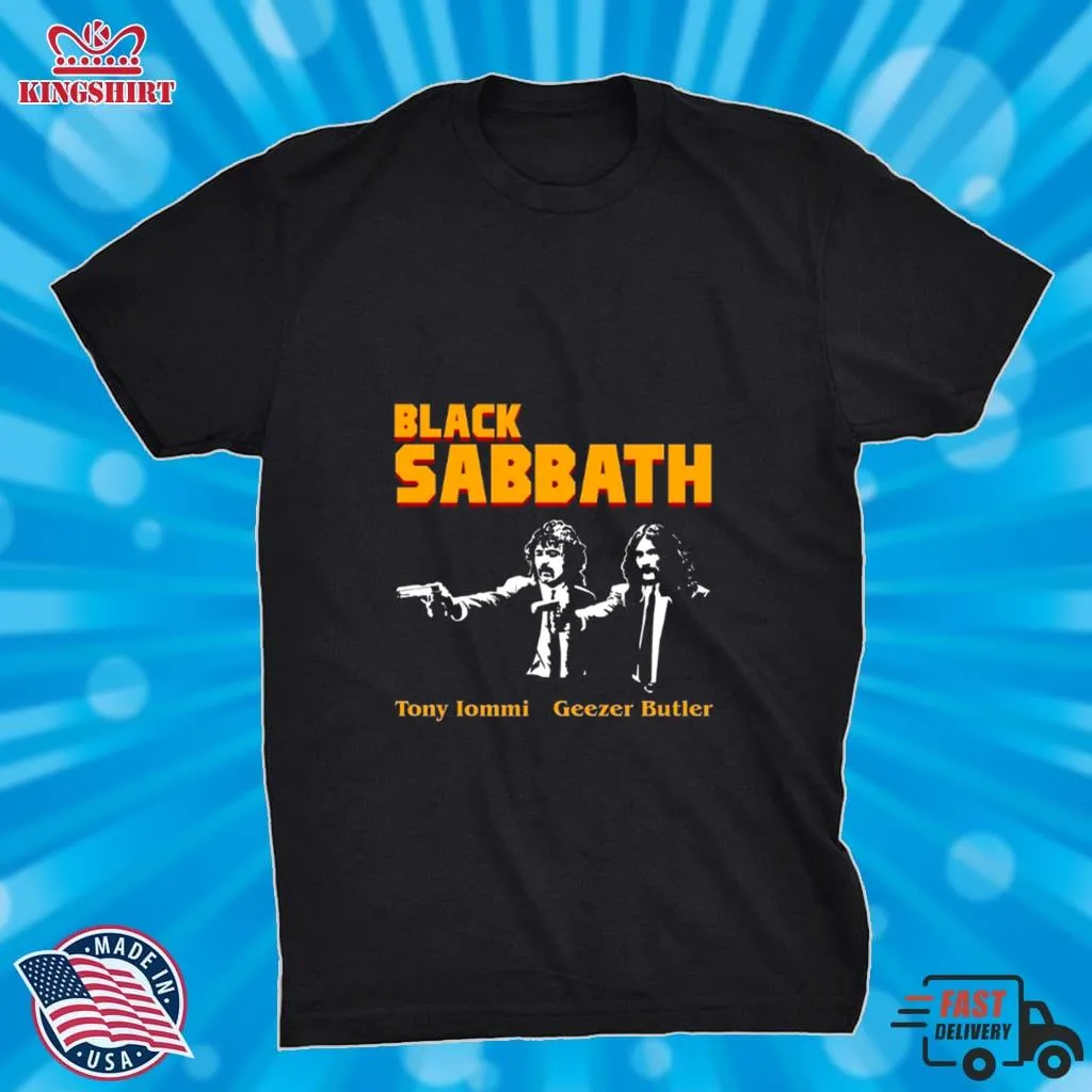 Funny Tony Iommi And Geezer Butler Black Sabbath Shirt Unisex Tshirt