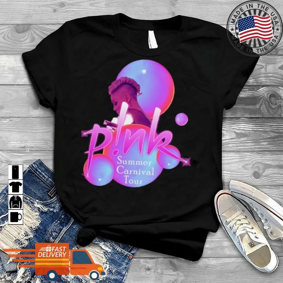 Vote Shirt Luxury Design Of Pink P!Nk Summer Carnival Tour Shirt V-Neck Unisex