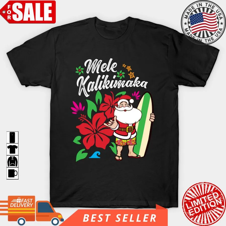 Pretium 'Mele Kalikimaka' Cute Christmas Hawaiian T Shirt, Hoodie, Sweatshirt, Long Sleeve Hoodie