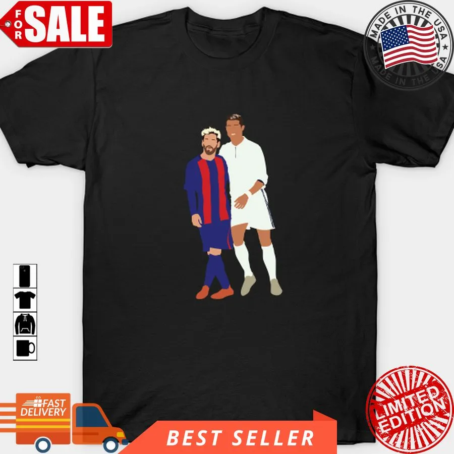 Best Messi  Ronaldo Rivalry El Clasico T Shirt, Hoodie, Sweatshirt, Long Sleeve Plus Size