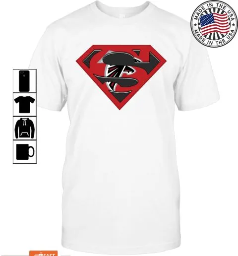 The cool Nfl Atlanta Falcons Logo Superman Tank Top Unisex
