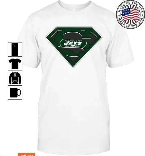 Best Nfl New York Jets Logo Superman Shirt