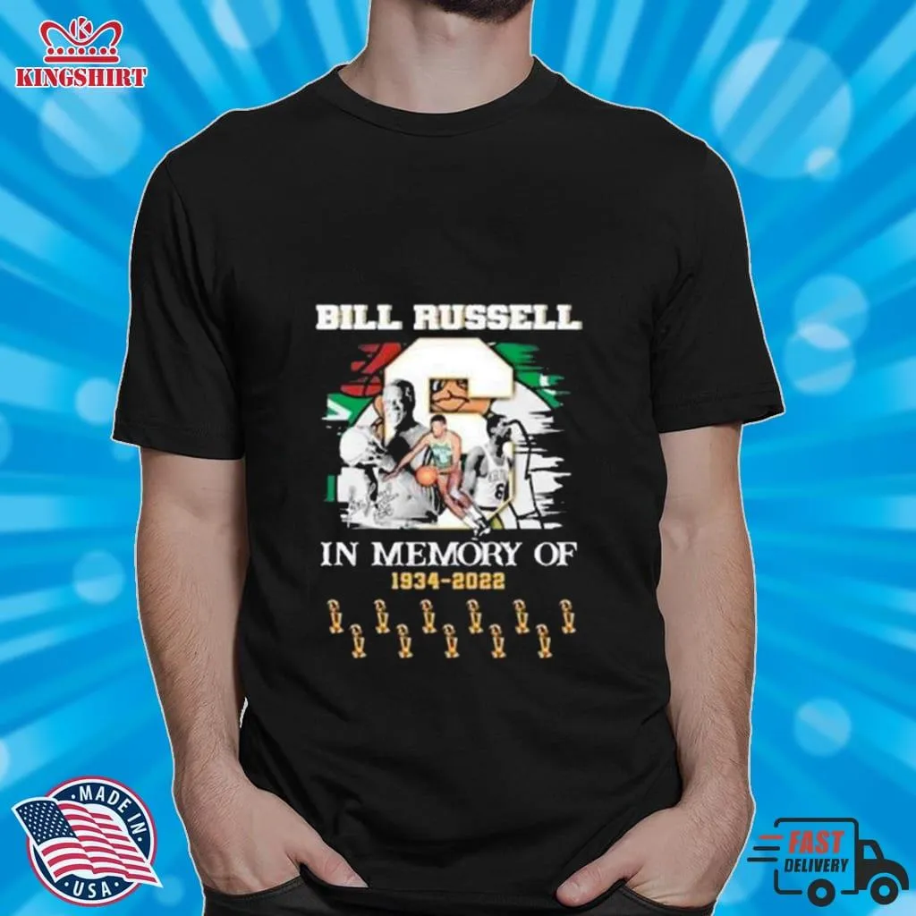 Be Nice Bill Russell In Memory Of 1934 2022 Cup Shirt Men T-Shirt