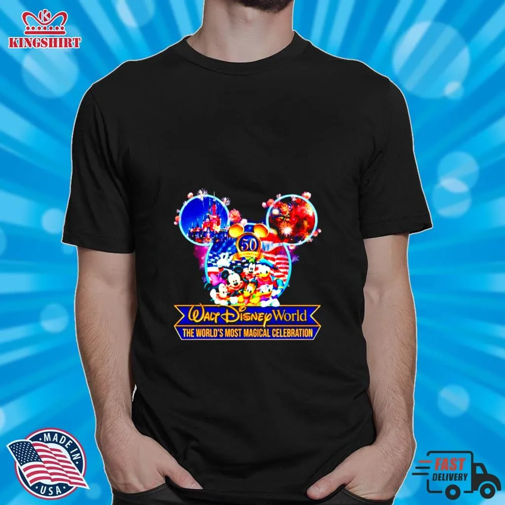 Official Walt Disney The Worlds Most Magical Clebration Shirt Shirt