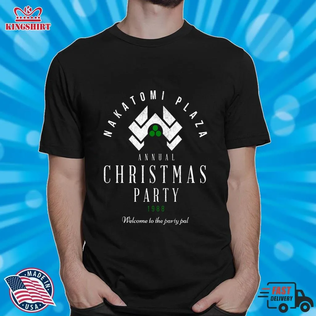 Official Nakatomi Plaza Annual Christmas Party 1988 Essential T Shirt Shirt