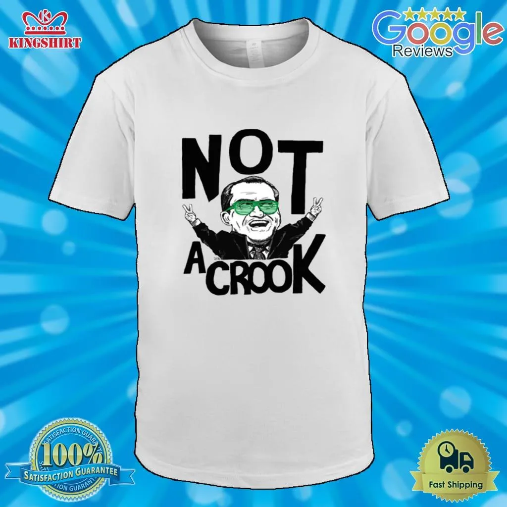 Top Not A Crook Richard Nixon Shirt Men T-Shirt