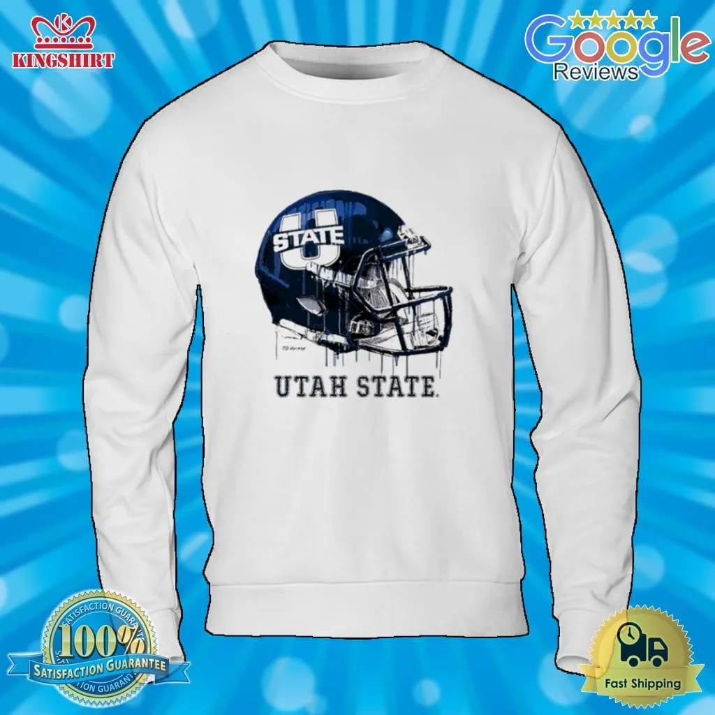 Oh Utah State Aggies Vintage Helmet Football Shirt Long Sleeve