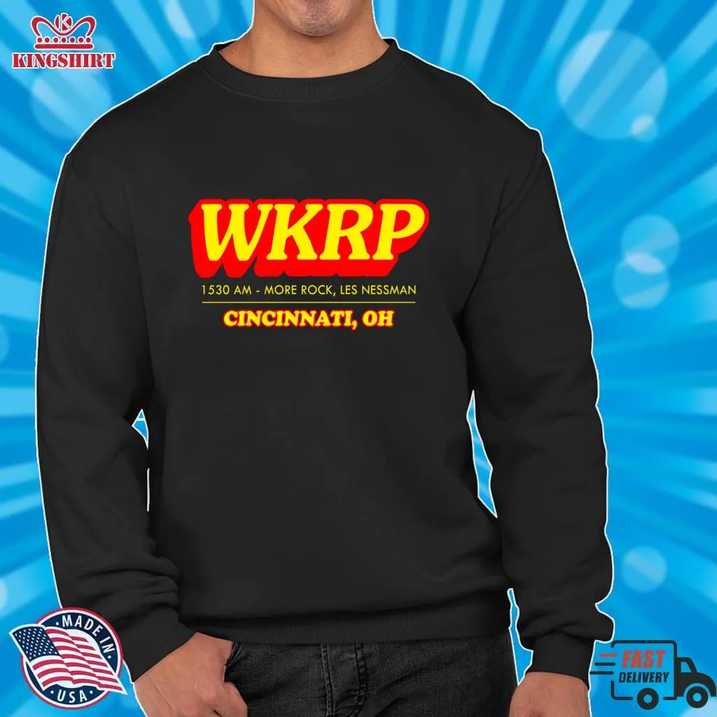 Funny WKRP Logo Classic T Shirt Unisex Tshirt