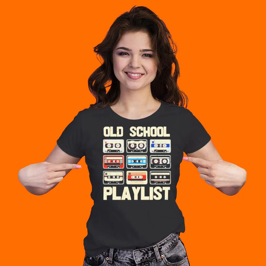 Best Old School Playlist Shirt T Shirt, Hoodie, Sweatshirt, Long Sleeve Plus Size