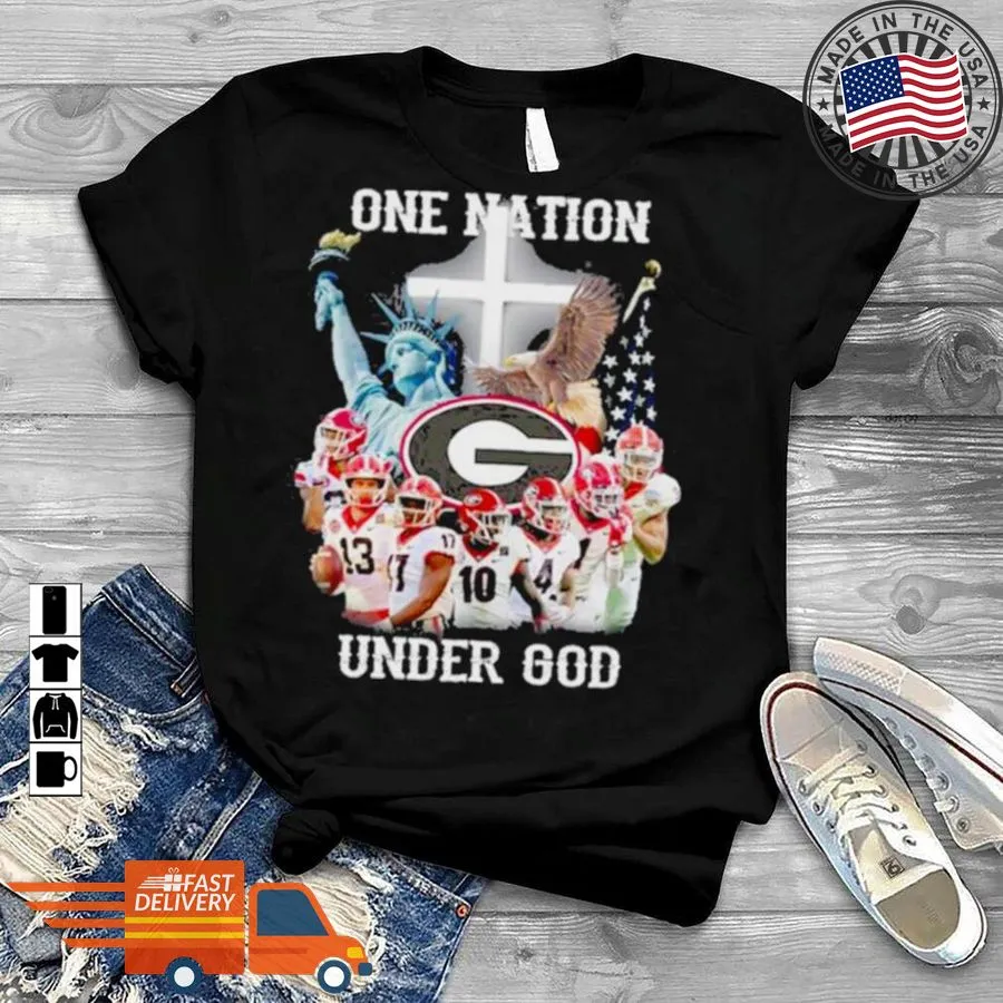 Best One Nation Under God Georgia Bulldogs 2022 Shirt Plus Size