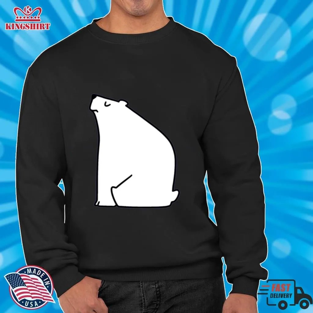 Hot Calm Polar Bear Cute Graphic Shirt Shirt