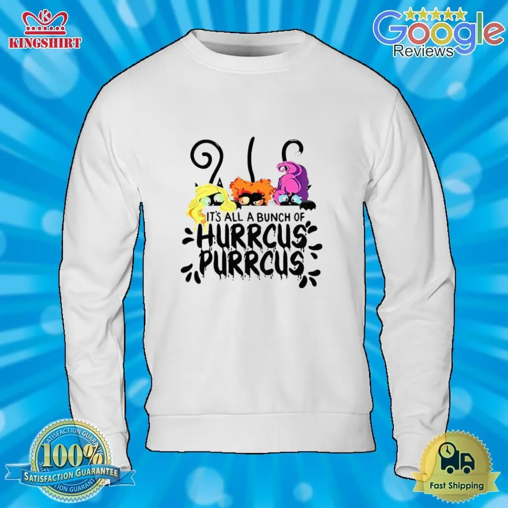 Official Cats It's All Bunch Of Hocus Purrcury Shirt Shirt