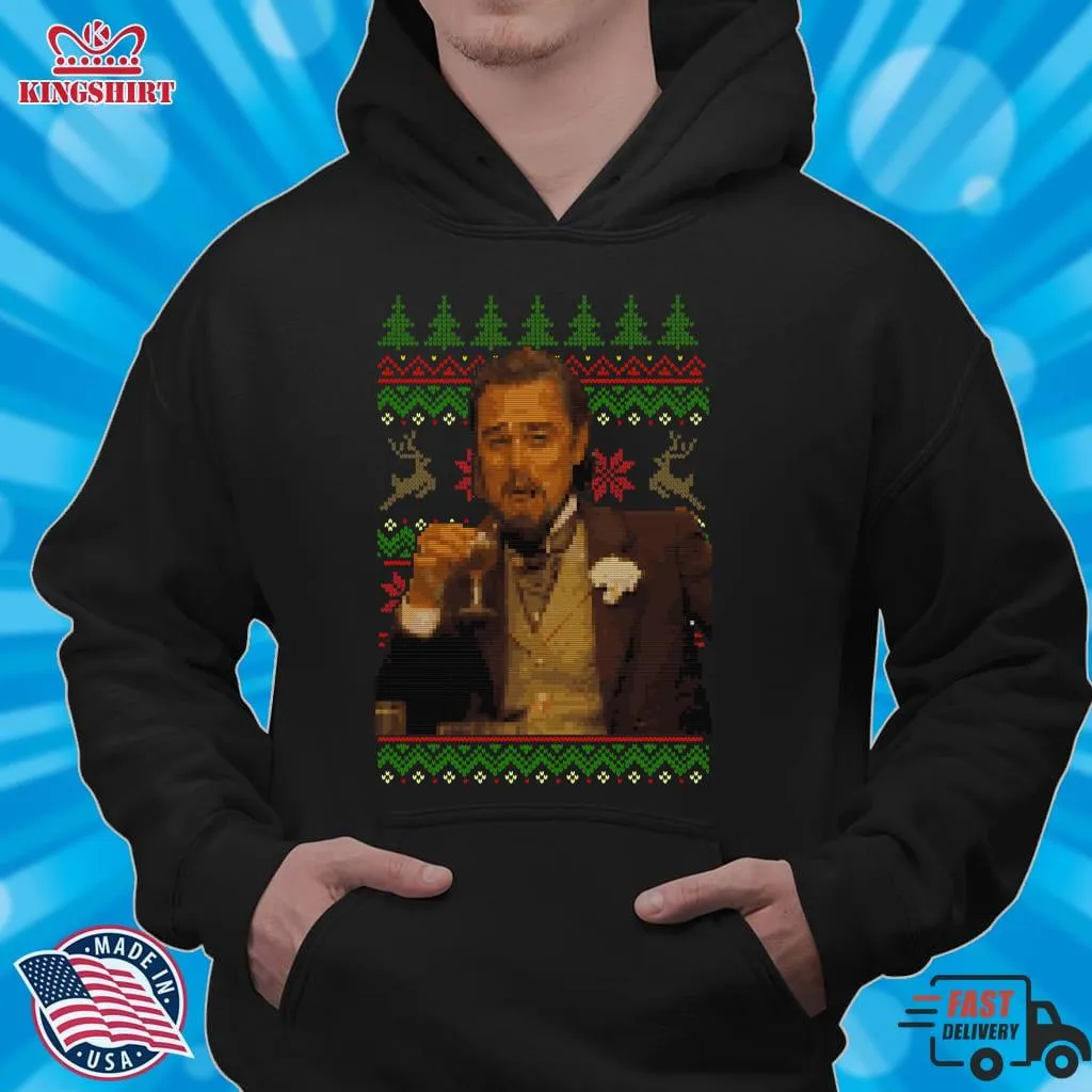 Hot Dicaprio Drinking Meme   Ugly Sweater Essential T Shirt Plus Size