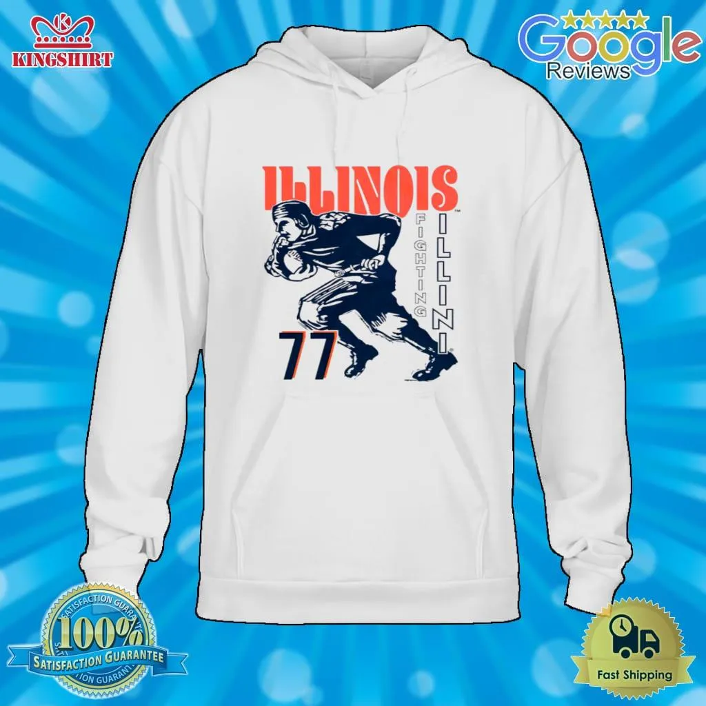 Funny Illinois Football Vintage Fighting Illini Shirt Unisex Tshirt