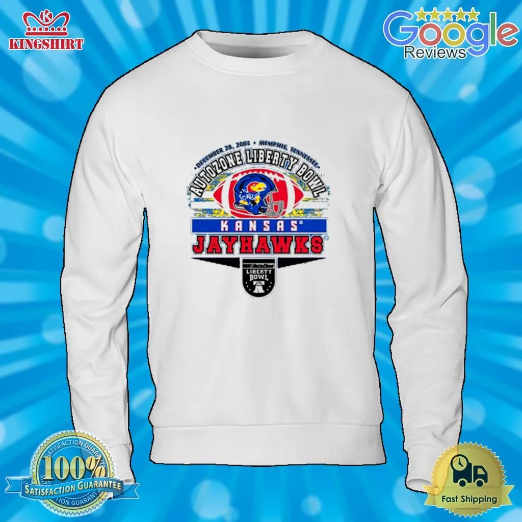 Pretium Kansas Jayhawks 2022 Autozone Liberty Bowl T Shirt Hoodie