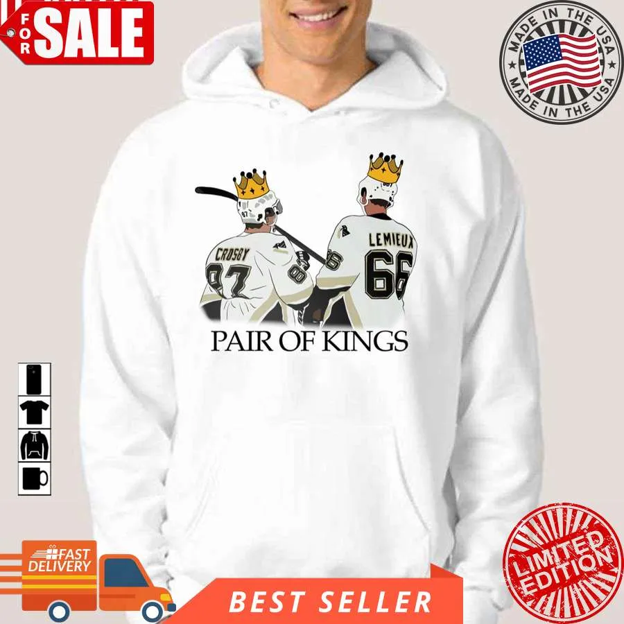 Funny Pair Of Kings Pittsburgh Penguins Hockey Unisex Hoodie Plus Size
