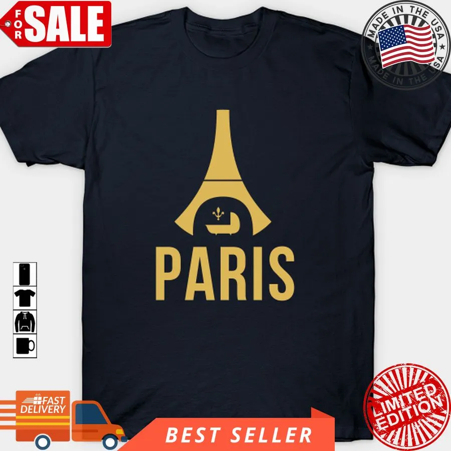 Top Paris France Gold T Shirt, Hoodie, Sweatshirt, Long Sleeve Plus Size