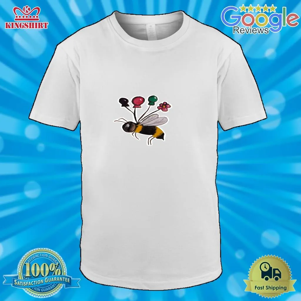 Vintage Balloon Bee Classic T Shirt Size up S to 4XL