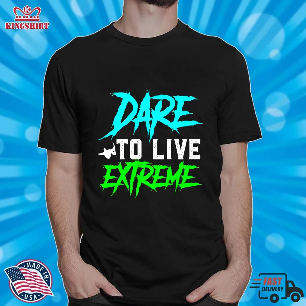 Awesome Dare To Live Extreme Snowboarding Winter Sport Zipped Hoodie Size up S to 4XL