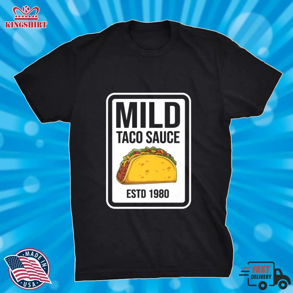 Vote Shirt Mild Taco Sauce Condiment Halloween Matching Costume Group Shirt V-Neck Unisex