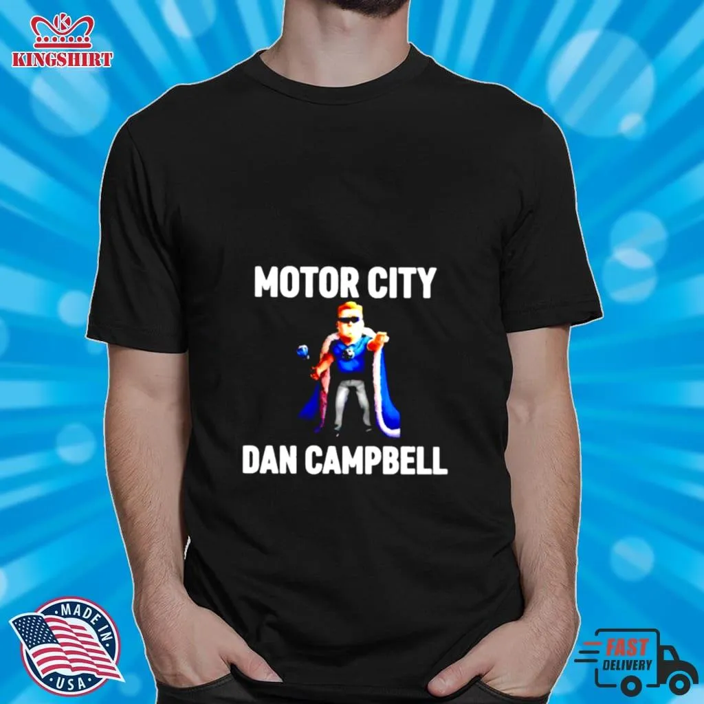 Hot Motor City Dan Campbell Shirt Plus Size