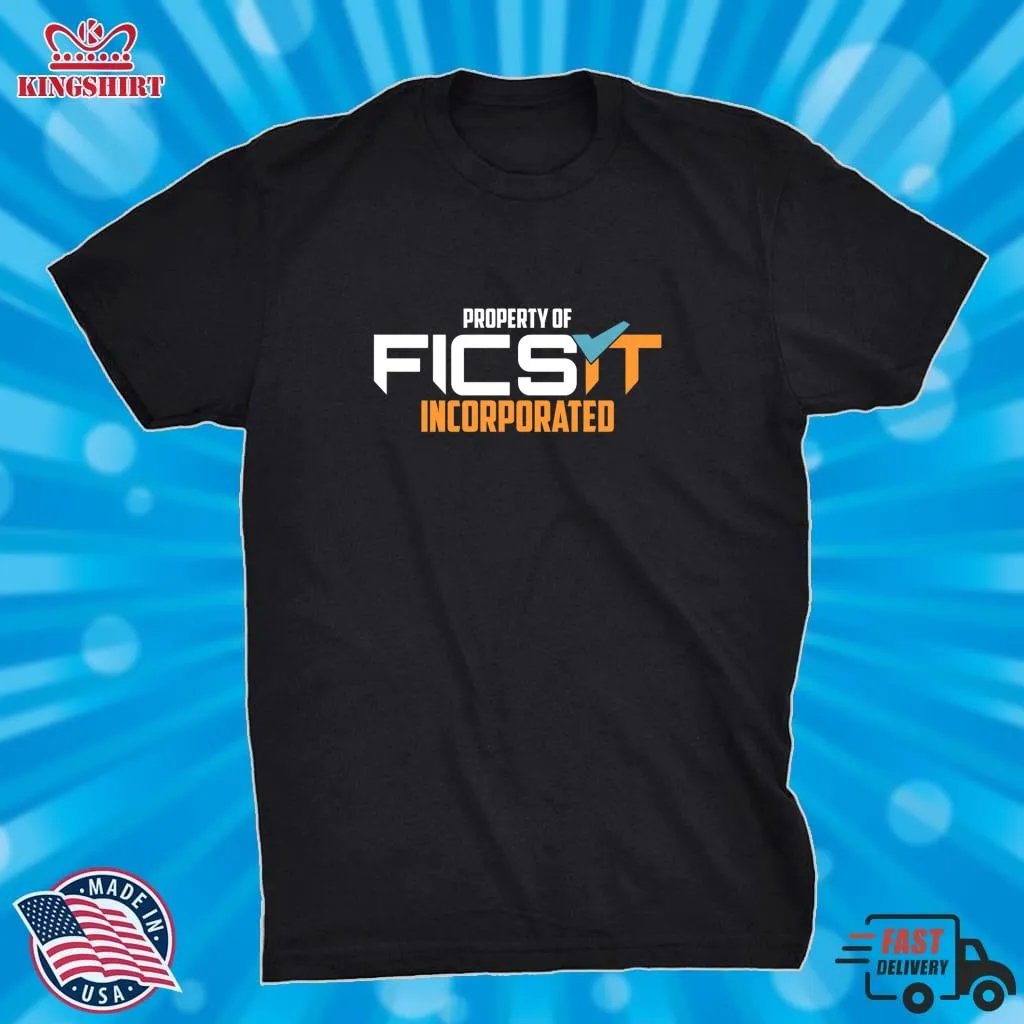 Oh Property Of FICSIT Satisfactory Emblem Classic T Shirt Size up S to 4XL