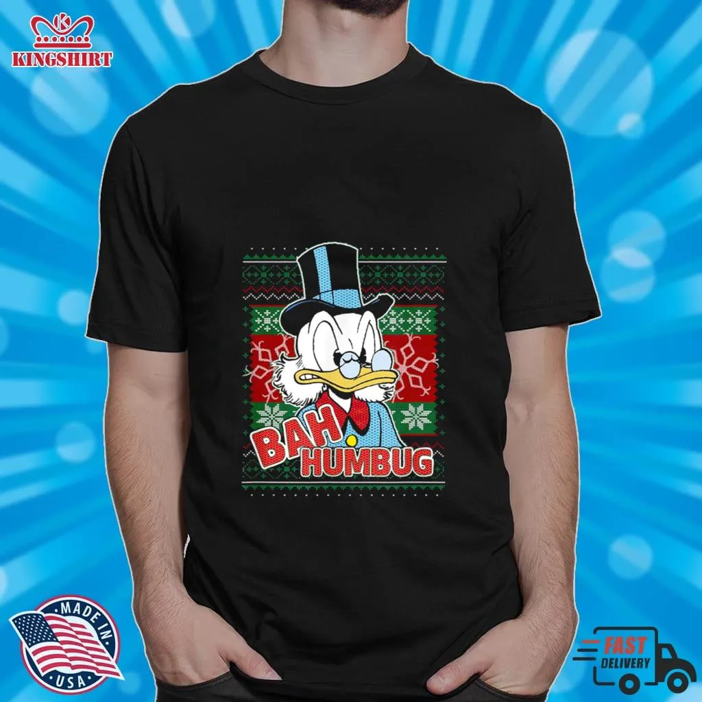 Official Bah Humbug Christmas Donald Duck Cartoon Shirt Shirt