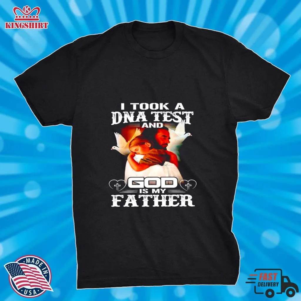 Vintage I Took A DNA Test And God Is My Father Shirt Youth T-Shirt