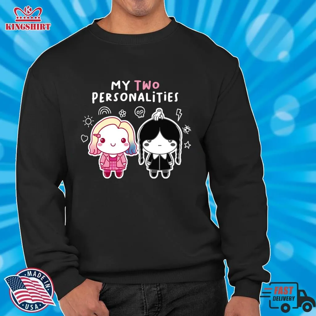 Pretium Two Personalities Classic T Shirt Plus Size