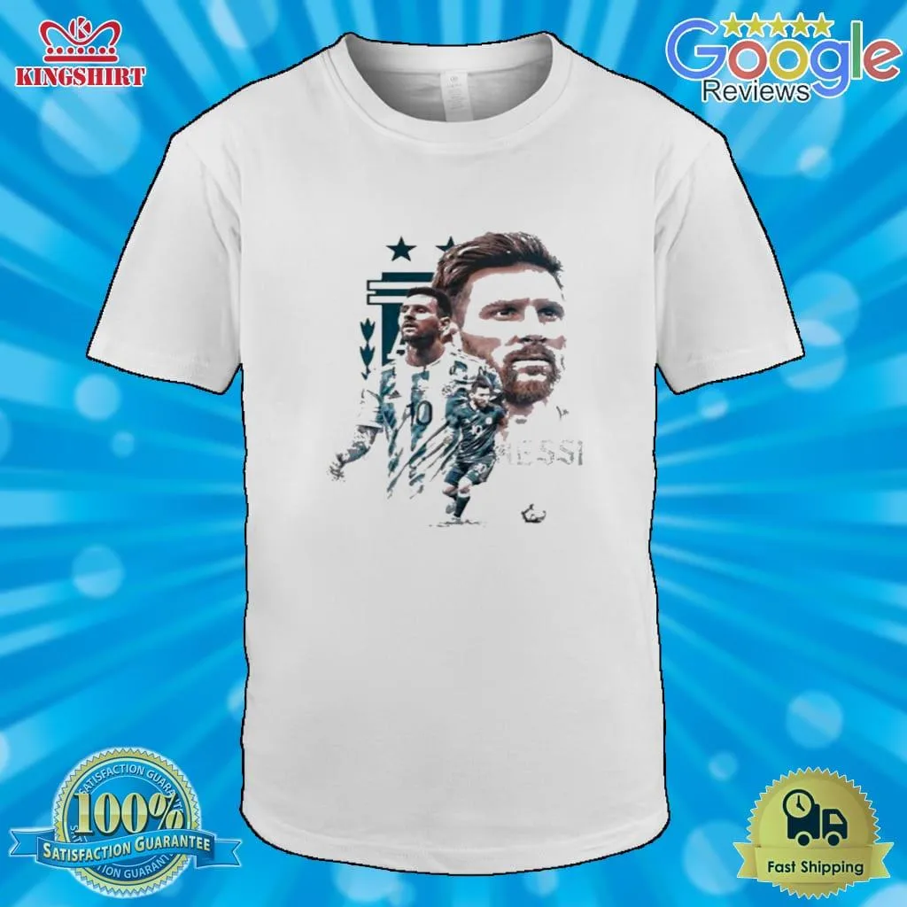 The cool World Cup 2022 Lionel Messi Aesthetic Argentina Player Shirt Unisex Tshirt