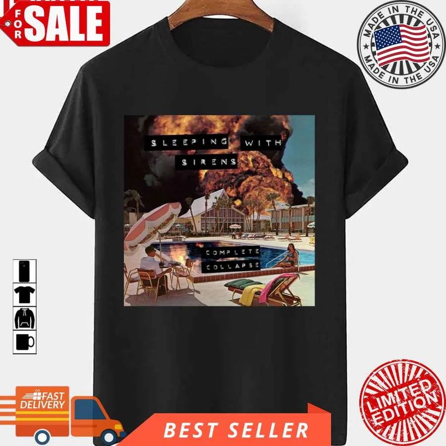The cool Sleeping With Sirens Complete Collapse Tour 2023 Unisex T Shirt Unisex Tshirt
