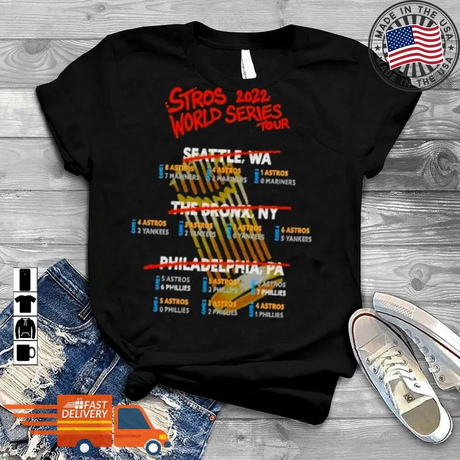 Free Style Stros 2022 Houston Astros World Series Tour Shirt Women T-Shirt