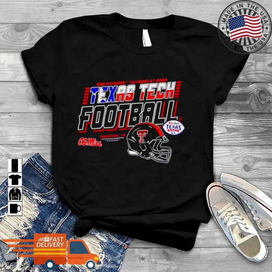 Be Nice Texas Tech Football Red Raiders Vs Rebells 2022 Texas Bowl Shirt Men T-Shirt