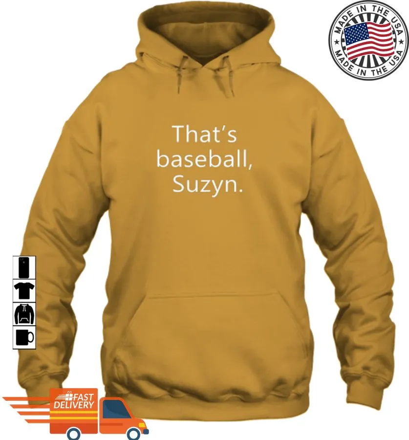Romantic Style That's Baseball Suzyn For Sport Lover Men Women Gift Funny Hoodie  Tshirts V-Neck Unisex