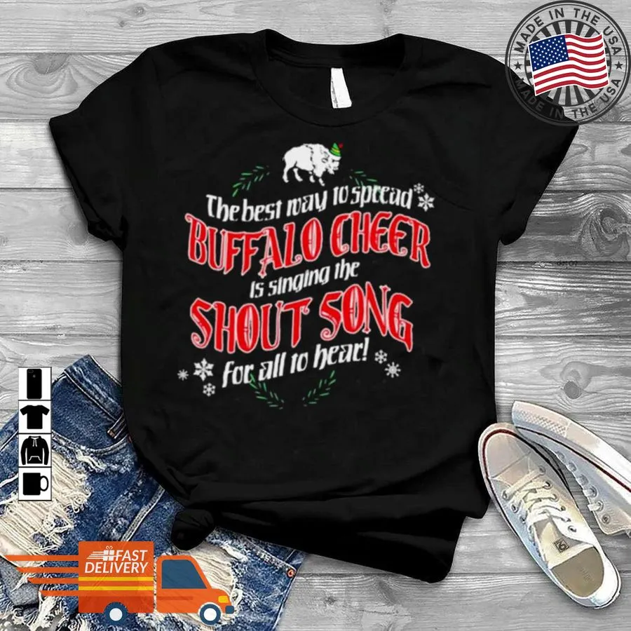 Vintage The Best Way To Spread Buffalo Cheer Is Singing The Shout Song For All To Hear T Shirt Youth T-Shirt