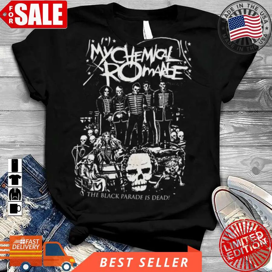 Romantic Style The Black Parade Is Dead My Chemical Romance Shirt Unisex Tshirt