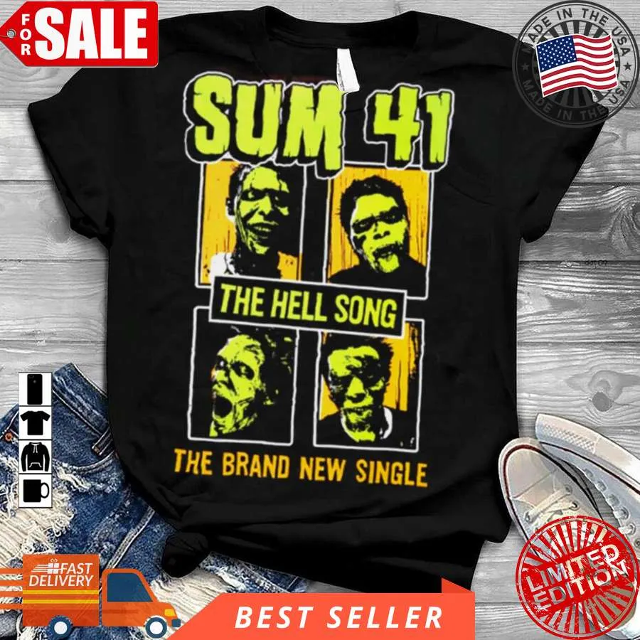 Be Nice The Brand New Single Hell Song Sum 41 Shirt Plus Size