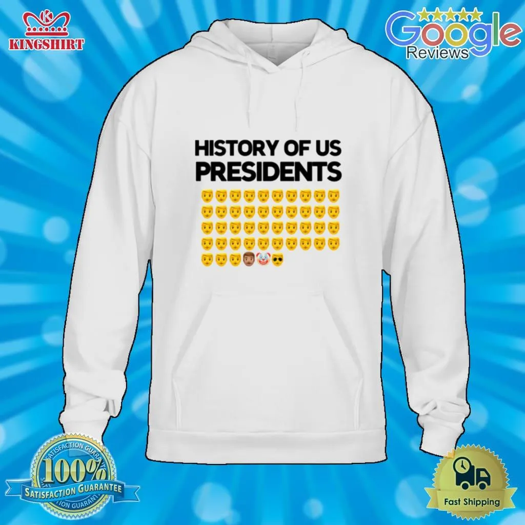 Vintage History Of Us Presidents Emoji Funny Design Shirt Youth T-Shirt